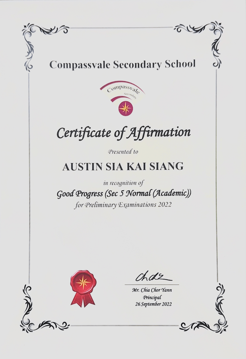 CVSS GPA Award 2022 certificate