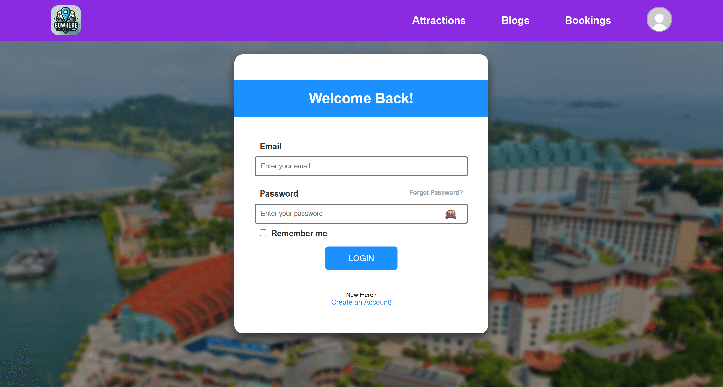 GoWhere attractions booking website