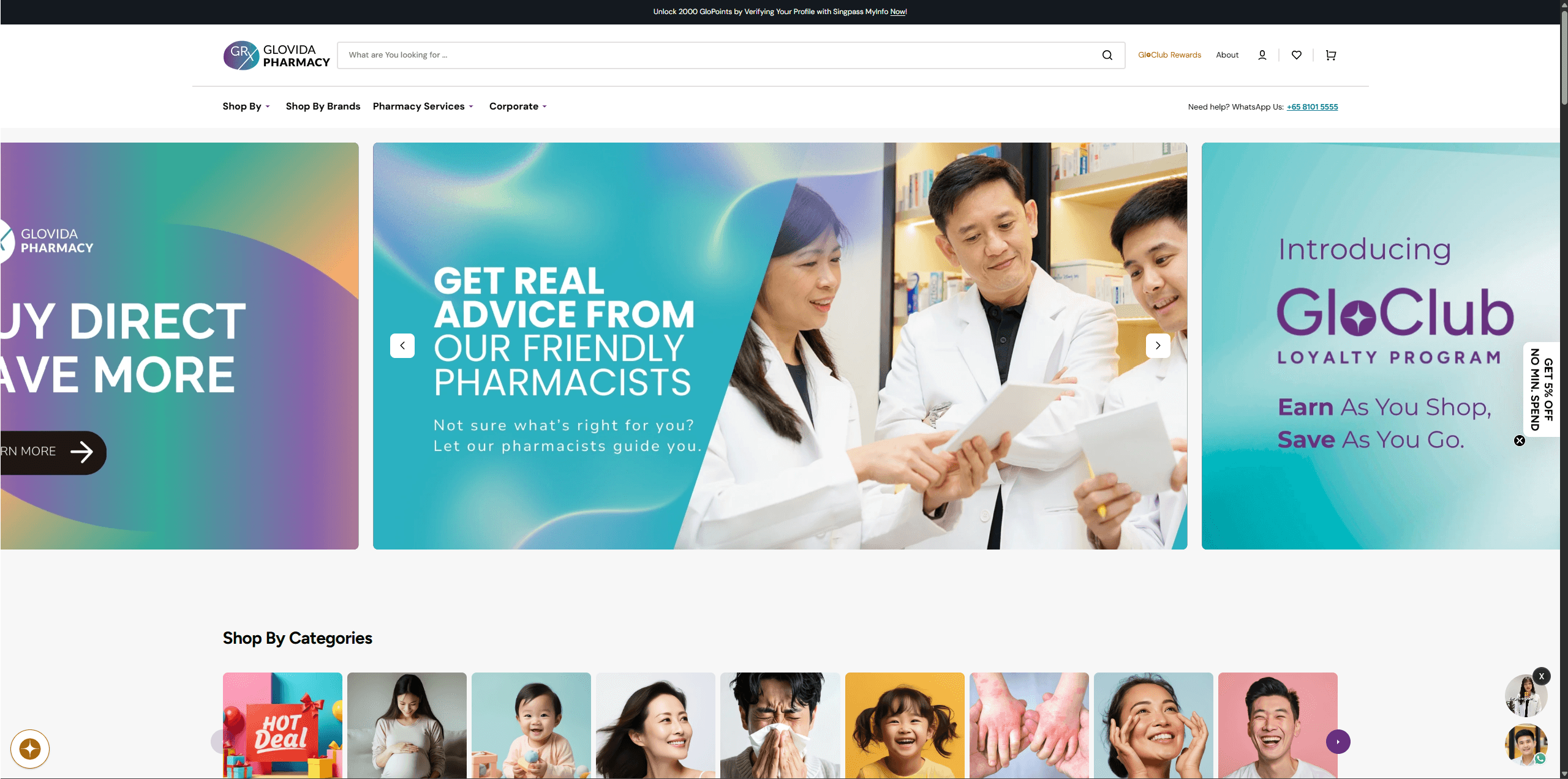 Glovida-RX platform