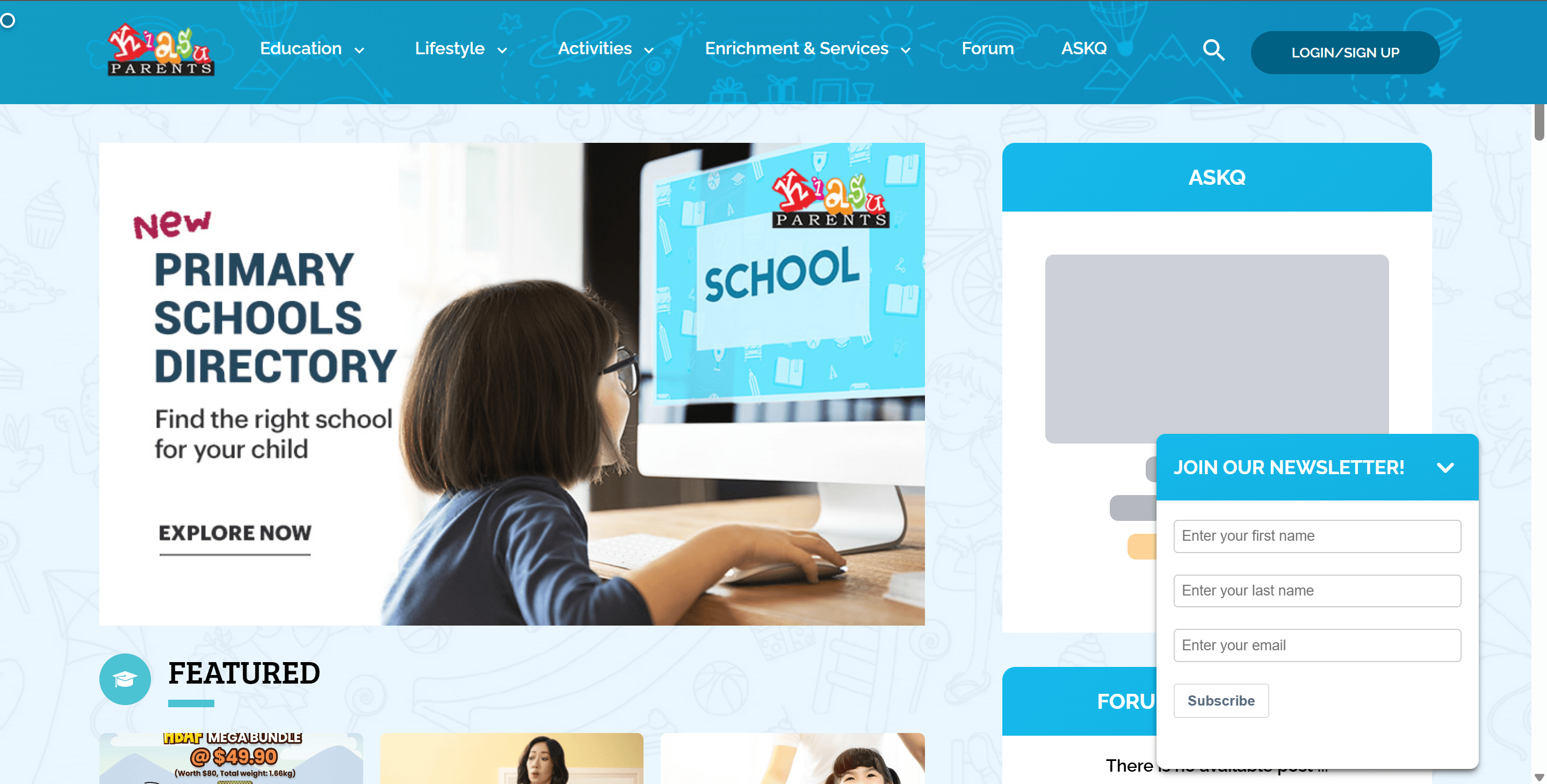 KiasuParents website