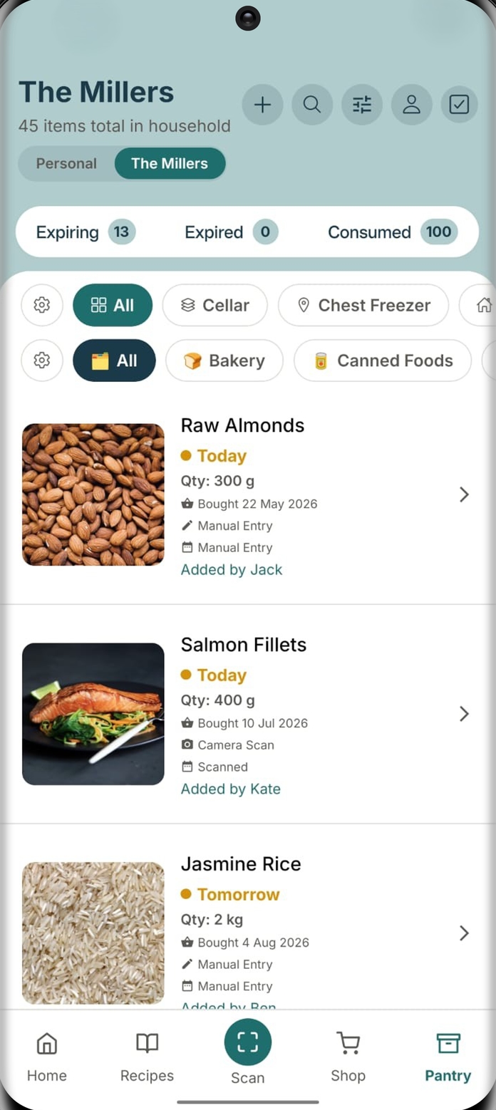 StillGood shared household pantry