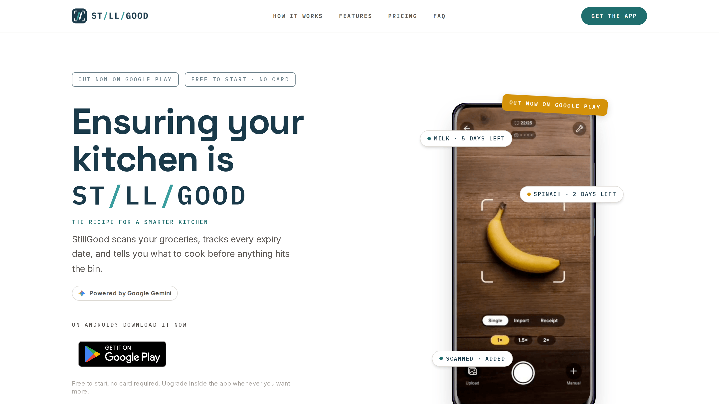 The StillGood website, stillgoodapp.org